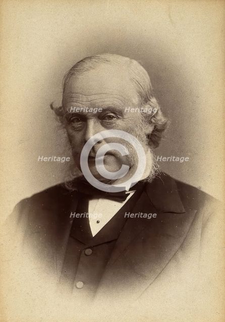 Joseph Lister, Baron Lister. Creator: Elliott & Fry.