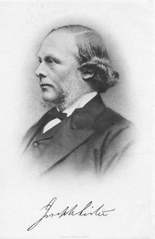 Joseph Lister, English surgeon and pioneer of antiseptic surgery, c1877
