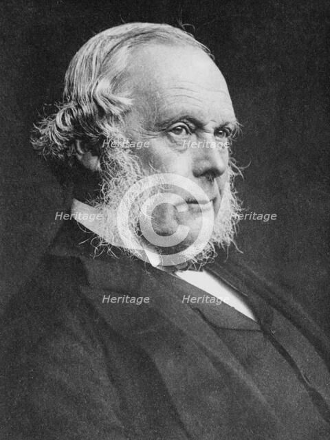 Joseph Lister, English surgeon and pioneer of antiseptic surgery, c1890. Artist: Unknown