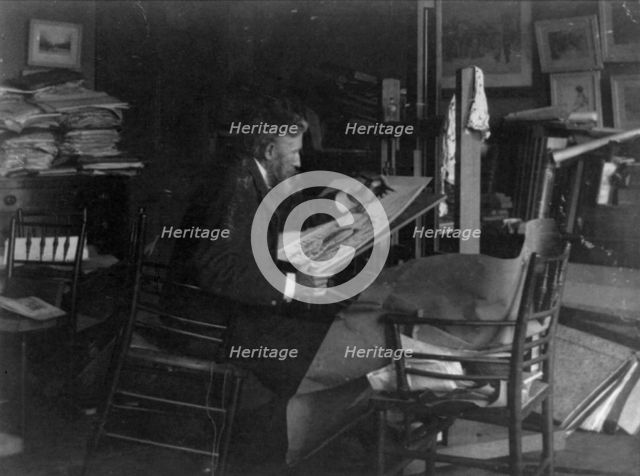 Joseph Pennell, 1860-1926, n.d.. Creator: Frances Benjamin Johnston.