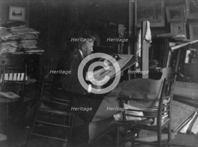 Joseph Pennell, 1860-1926, n.d.. Creator: Frances Benjamin Johnston.