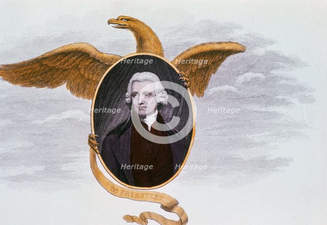 Joseph Priestley (1733-1804), English Presbyterian minister and chemist, 1801. Creator: Unknown.