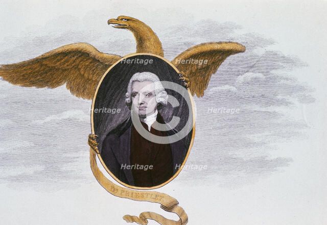 Joseph Priestley (1733-1804), English Presbyterian minister and chemist, 1801. Artist: Unknown