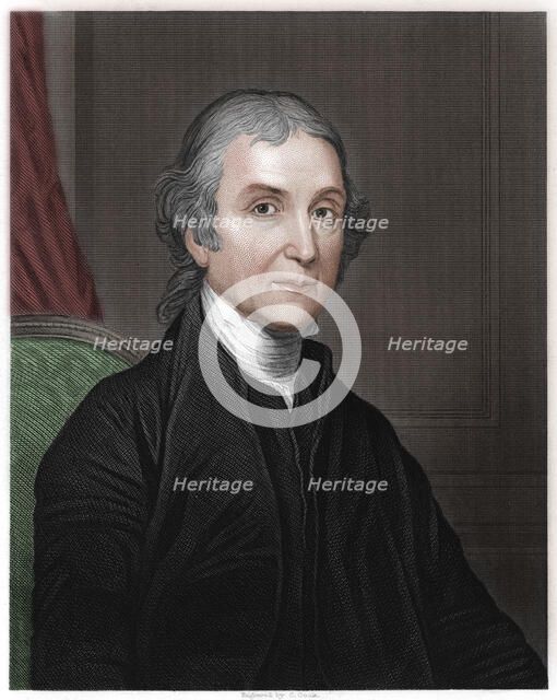 Joseph Priestley, English chemist and Presbyterian minister, 1860.  Artist: Anon.