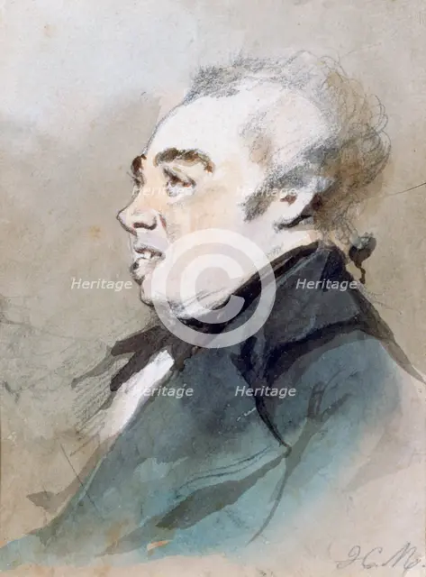 'Joseph Prudhomme', c1825-1877. Artist: Henry Bonaventure Monnier