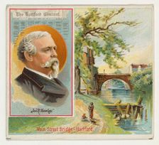Joseph R. Hawley, The Hartford Courant, from the American Editors series (N35) for Allen &..., 1887. Creator: Allen & Ginter