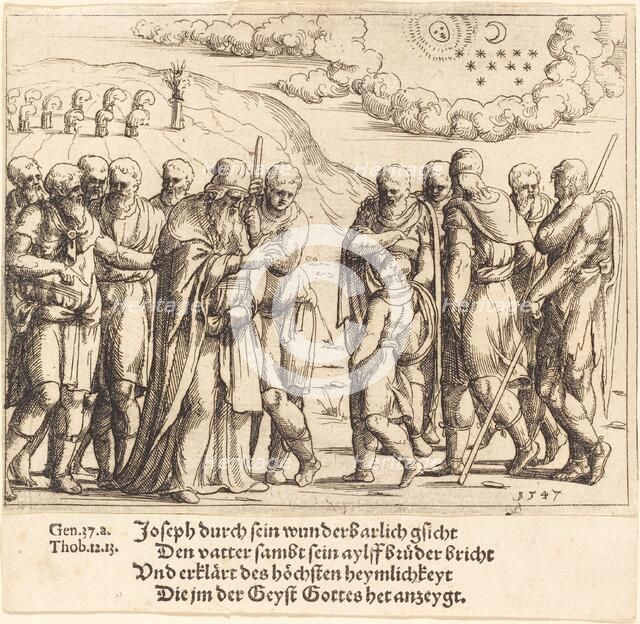 Joseph Recounts His Dreams, 1547. Creator: Augustin Hirschvogel.