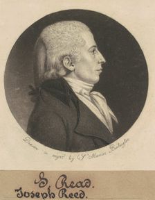 Joseph Reed, Jr., 1798. Creator: Charles Balthazar Julien Févret de Saint-Mémin