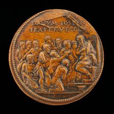 Joseph Revealing Himself to His Brethren [reverse]. Creator: Giovanni Bernardi