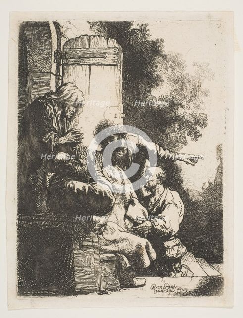 Joseph's Coat Brought to Jacob, ca. 1633. Creator: Rembrandt Harmensz van Rijn.