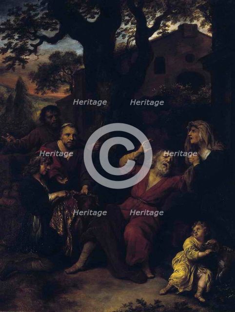 Joseph´s bloody coat, 1655. Creator: Govaert Flinck.