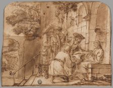 Joseph's Brothers Showing His Coat to Jacob, 1640/49. Creator: Jan Victors