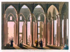 Joseph's Hall in the Citadel of Cairo, Egypt, 1802. Creator: Thomas Milton
