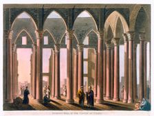 Joseph's Hall in the Citadel of Cairo, Egypt, 1802. Creator: Thomas Milton