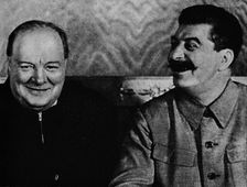 Joseph Stalin and Mr. Churchill (1942) (1945). Creator: Unknown