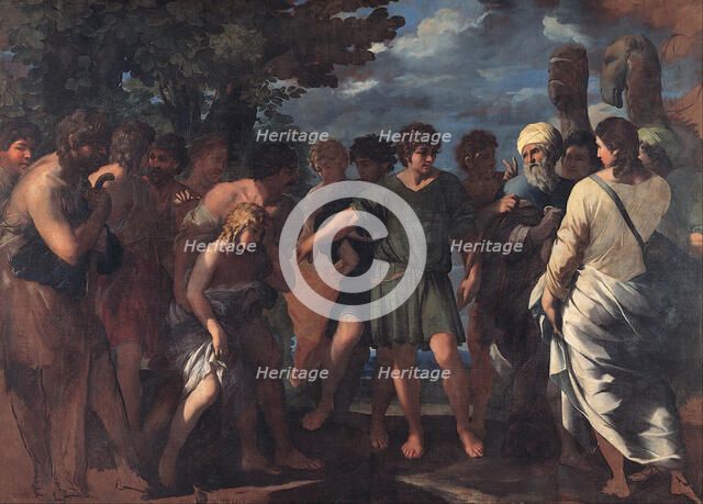 Joseph sold by his brothers, 1636-1641. Artist: Bottala, Giovanni Maria (1613-1644)