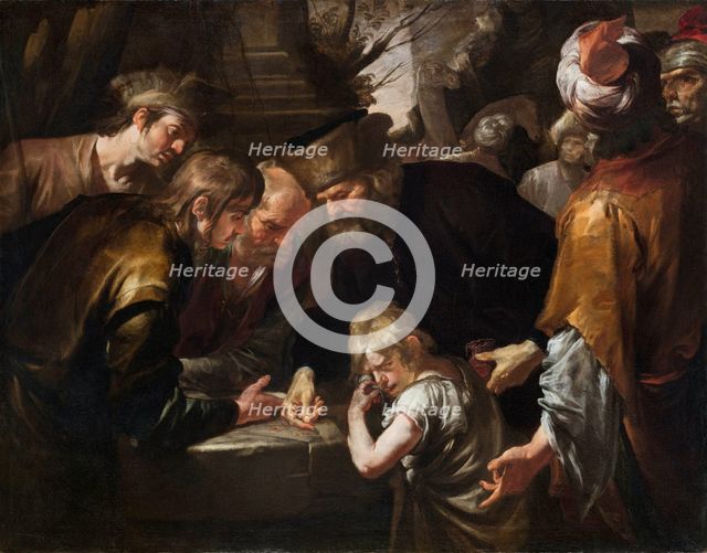 Joseph sold by his brothers, First Half of 17th cen. Creator: Assereto, Gioacchino (1600-1649).