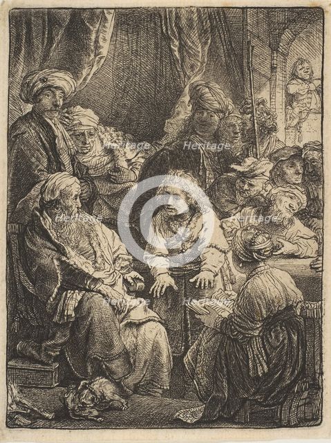 Joseph Telling His Dreams, 1638. Creator: Rembrandt Harmensz van Rijn.