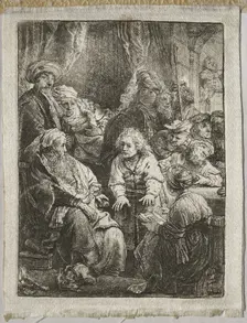 Joseph Telling his Dreams, 1638. Creator: Rembrandt van Rijn (Dutch, 1606-1669)