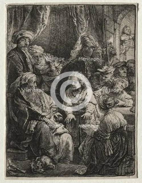 Joseph Telling his Dreams, 1638. Creator: Rembrandt van Rijn (Dutch, 1606-1669).