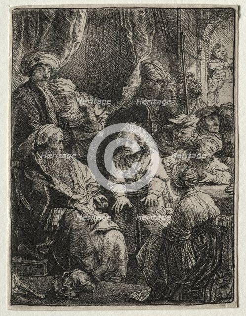 Joseph Telling his Dreams, 1638. Creator: Rembrandt van Rijn (Dutch, 1606-1669).