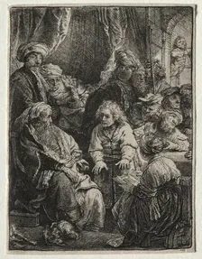 Joseph Telling his Dreams, 1638. Creator: Rembrandt van Rijn (Dutch, 1606-1669)