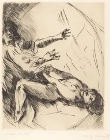 Joseph und Potiphars Weib I (Joseph and Potiphar's Wife I), 1914. Creator: Lovis Corinth