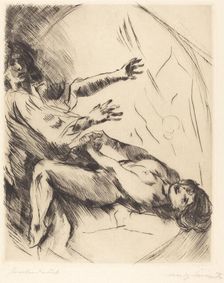 Joseph und Potiphars Weib I (Joseph and Potiphar's Wife I), 1914. Creator: Lovis Corinth