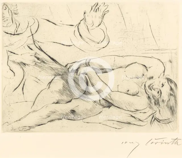 Joseph und Potiphars Weib II (Joseph and Potiphar's Wife II), 1915. Creator: Lovis Corinth.