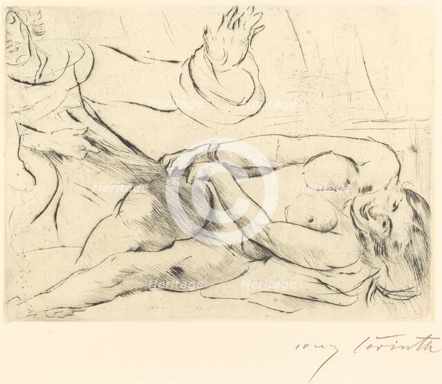 Joseph und Potiphars Weib II (Joseph and Potiphar's Wife II), 1915. Creator: Lovis Corinth.