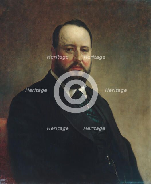 Joseph W. Drexel, 1877. Creator: Jacob Hart Lazarus.