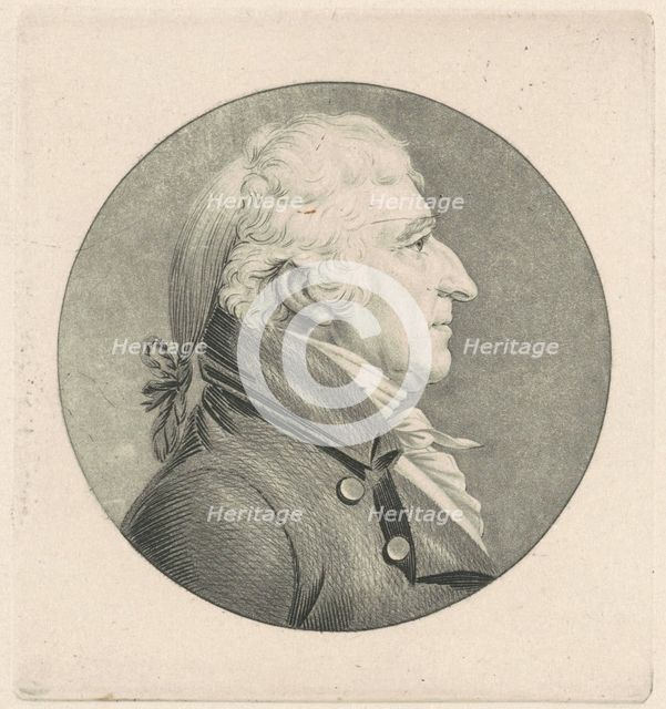 Joseph Whipple, 19th century. Creator: Charles Balthazar Julien Févret de Saint-Mémin.