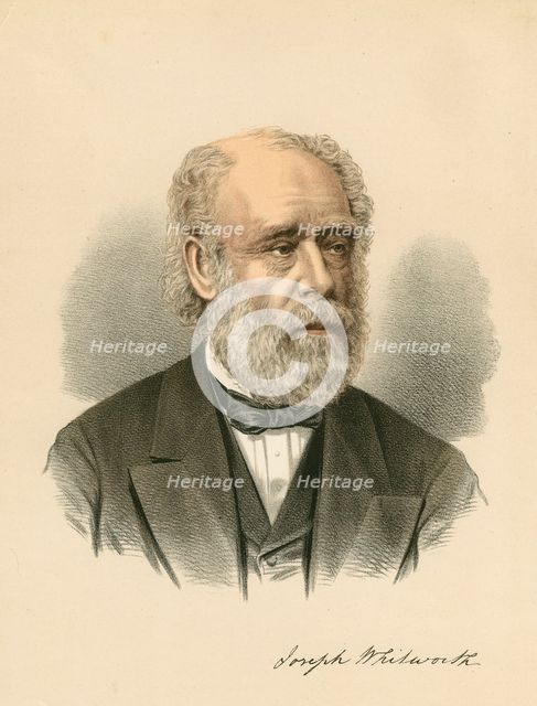 Joseph Whitworth, British engineer and inventor, c1880. Creator: Unknown.