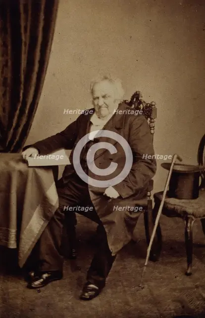 Joseph Wolff, c1850s. Creator: Maull & Polyblank.