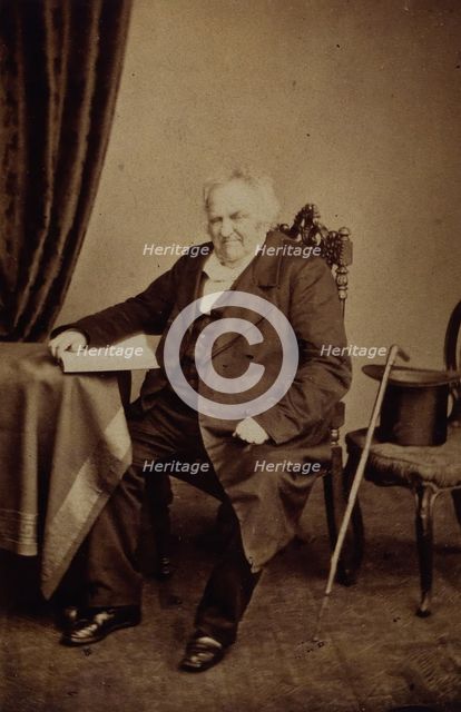 Joseph Wolff, c1850s. Creator: Maull & Polyblank.