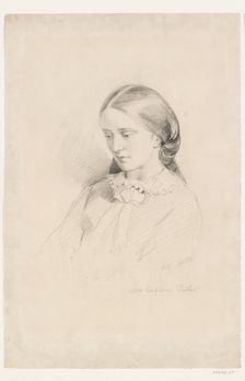 Josephine Butler, Early Feminist Campaigner, 1856. Artist: William Bell Scott