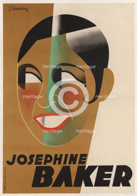Josephine Baker, 1931. Creator: Chassaing, Jean (1905-1938).