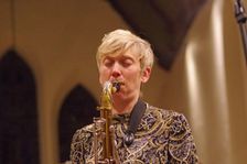 Josephine Davies Mark Bassey Sextet, St Andrews Church, Hove, East Sussex, 14 Oct 2022. Creator: Brian O'Connor