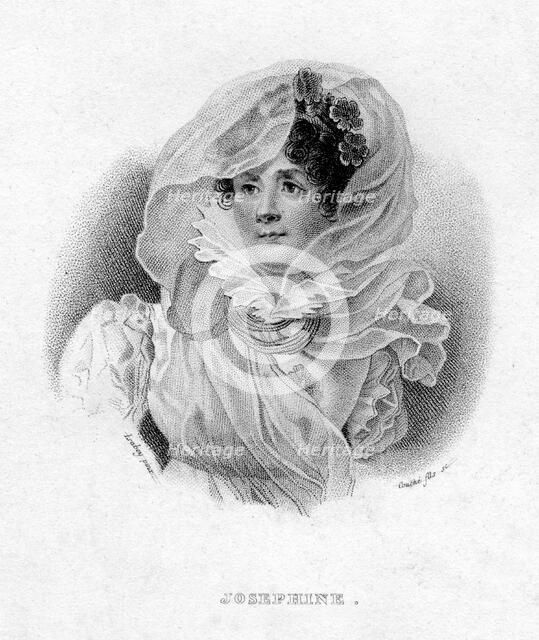 Joséphine de Beauharnais, first wife of Napoléon Bonaparte, and Empress of France, 19th century. Artist: Couche