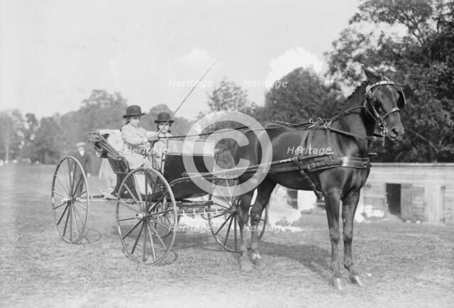 Josephine Eliz. Jenks driving "Frills", between c1910 and c1915. Creator: Bain News Service.