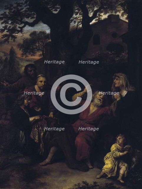 Joseph´s bloody coat, 1655. Creator: Govaert Flinck.