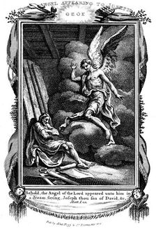 Joseph's dream: Behold, the Angel of the Lord appeared unto him in a dream, 1804