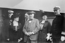 Josephus Daniels & wife, Thos. Edison & wife, 1914. Creator: Bain News Service