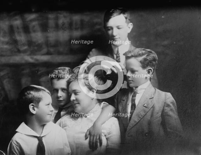 Josephus Daniel's Family, between c1910 and c1915. Creator: Bain News Service.