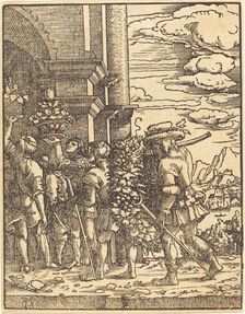 Joshua and Caleb, in or after 1520. Creator: Albrecht Altdorfer