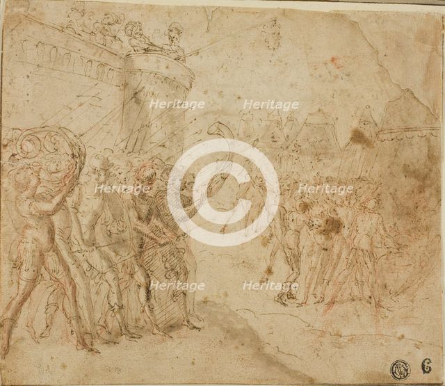 Joshua Commanding the Israelites, n.d. Creator: Unknown.