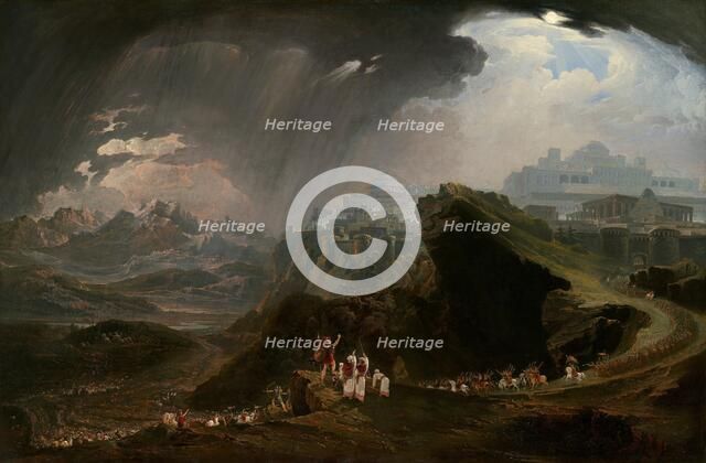 Joshua Commanding the Sun to Stand Still upon Gibeon, 1816. Creator: John Martin.