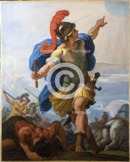 Joshua Commanding the Sun to Stand Still . Creator: Maratta, Carlo (1625-1713).