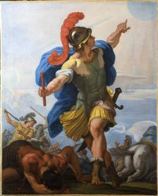 Joshua Commanding the Sun to Stand Still . Creator: Maratta, Carlo (1625-1713)