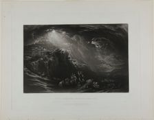 Joshua Commanding the Sun to Stand Still, from Illustrations of the Bible, 1835. Creator: John Martin